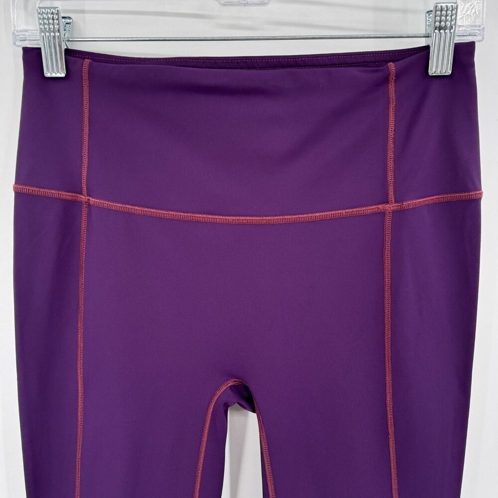 LULULEMON Like Nothing 7/8 Ankle Tight Leggings Darkest Magenta Purple Size 8 - Picture 3 of 8
